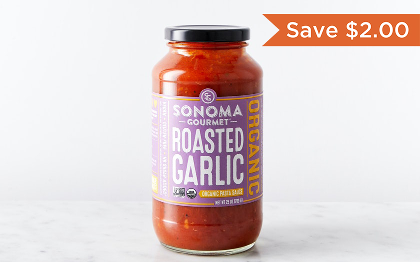 Organic Roasted Garlic Pasta Sauce Sonoma Gourmet SF Bay Good Eggs